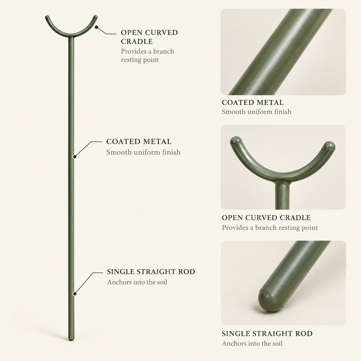 Dravellune™ Y-Shaped Plant Support Stake