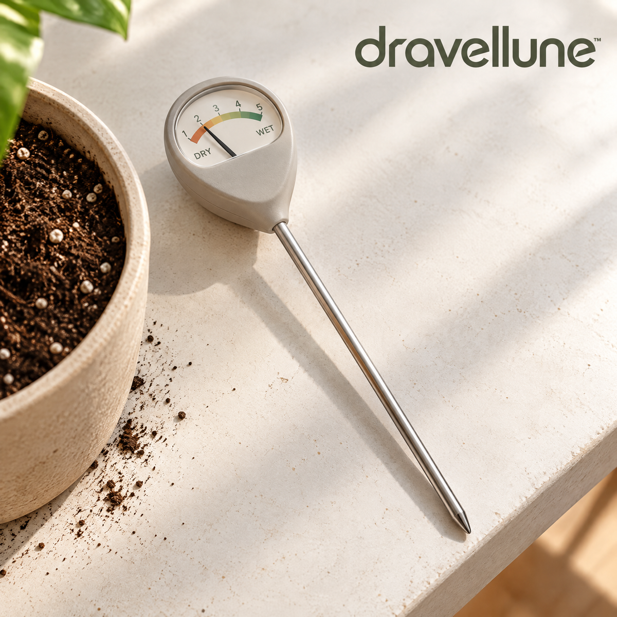 Dravellune™ Analog Soil Moisture Meter