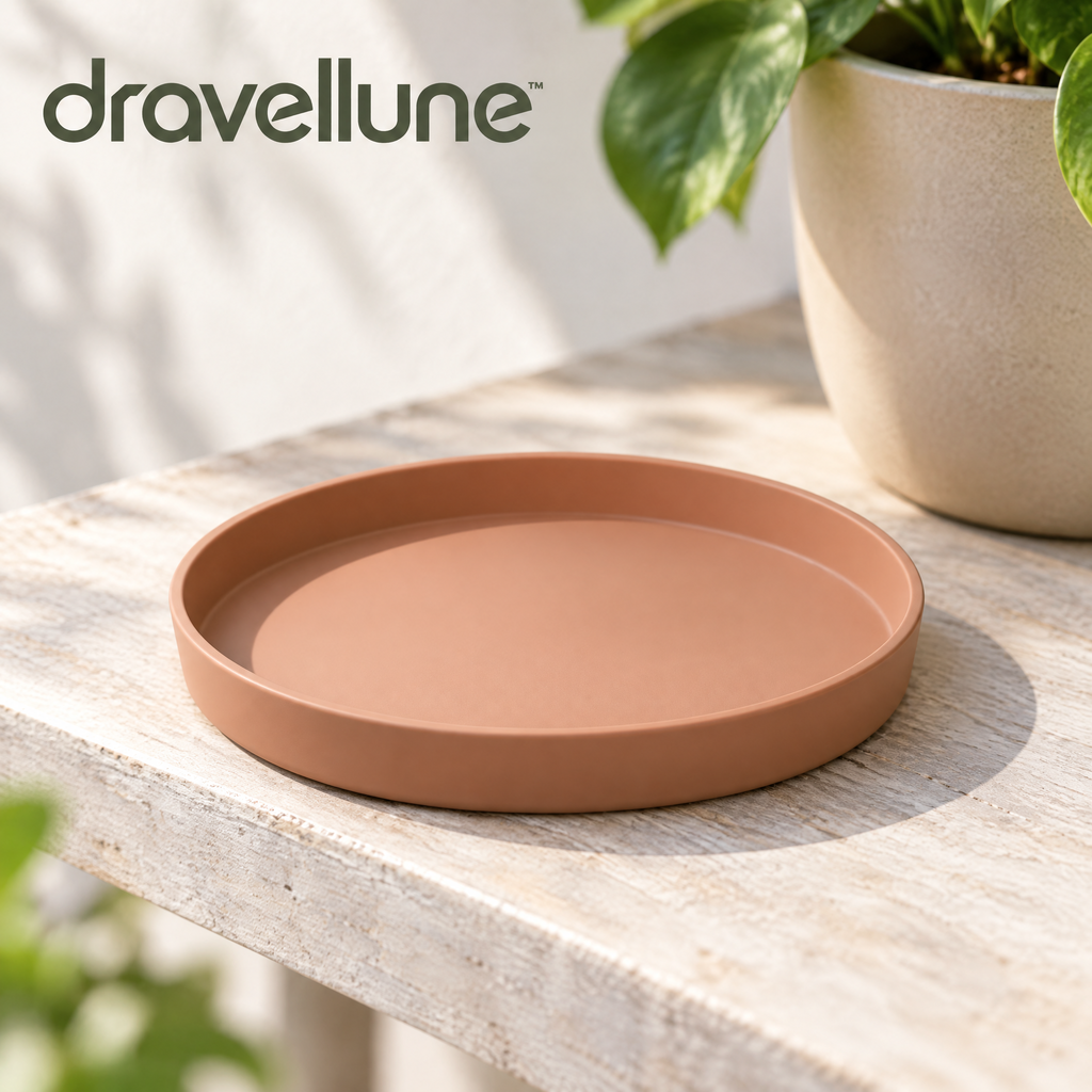 Dravellune™ Round Plant Pot Saucer