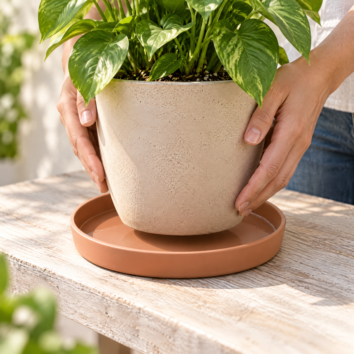 Dravellune™ Round Plant Pot Saucer