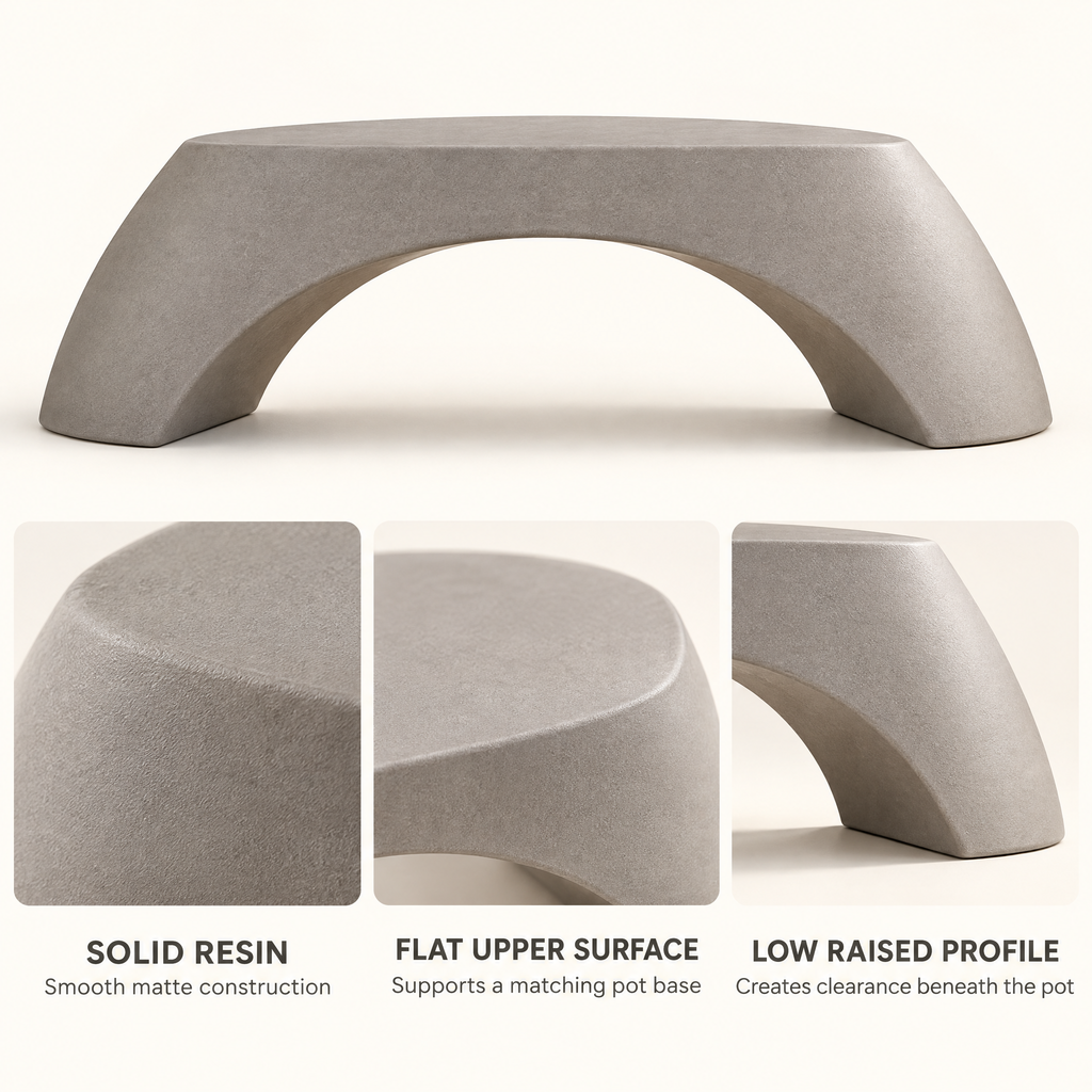 Dravellune™ Minimalist Plant Pot Riser