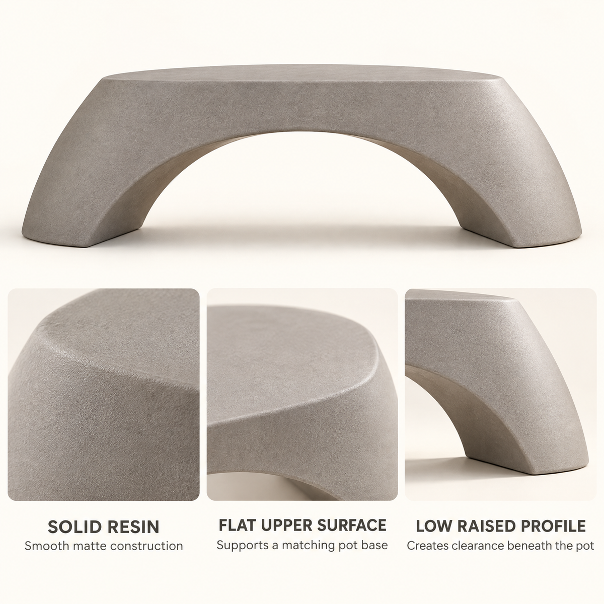 Dravellune™ Minimalist Plant Pot Riser
